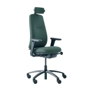 Fauteuil de bureau New Logic - Design et ergonomique - Dossier, assise et appui-tête réglable