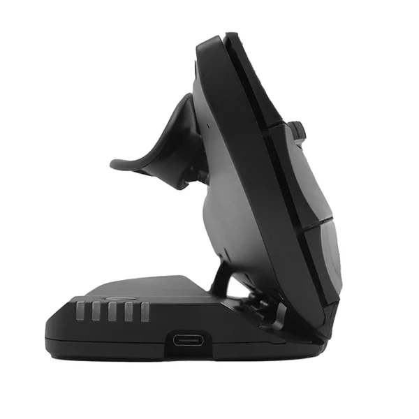 Souris Contour Unimouse noire avec ouverture à 70 degrés